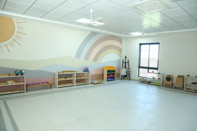 A bright prepared learning environment inside the Sunshine ECR campus